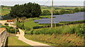 Solar panels at Burcombe Farm in EX36 3HH