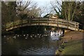 Footbridge over River Lark in IP28 7LG