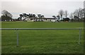 Football pitch on Alveston Road, Old Down in BS32 4PN