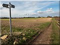 The footpath to North Carlton, Lincolnshire in North Carlton