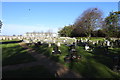 Waterbeach cemetery and T2 hangar in the distance in Milton & Waterbeach Ward