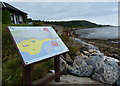 Information board along the Fife Coastal Path in KY3 9JX