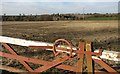 Gate and farmland near Hungarton in Hungarton