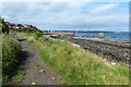 Fife Coastal Path towards Kirkcaldy in KY1 1GA
