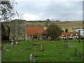 St Mary's Church, Turville with the windmill on the hill in RG9 6QX
