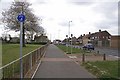 Brentwood Road Cycle Path in RM16 4NX