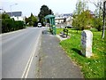 Old Milestone by the A390, Truro Road, St Austell in PL25 5SW