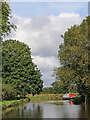 Trent and Mersey Canal near Pasturefields in Staffordshire in ST18 0PY