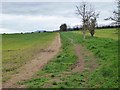 Footpath over fields, Areley Kings, Stourport-on-Severn in DY13 0NP