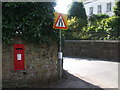 A Georgian postbox in Belluton in BS39 4JF