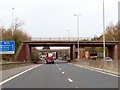 The M53 runs under the A5032 at junction 8 in CH66 1UN