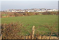 Fields north of Haverigg, looking towards Millom in LA18 4NE
