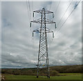 A pylon carrying power from Yelland to the Alverdiscott National Grid Substation in EX31 3EH