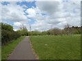 Cycle track and open space, off Newcourt Road, Topsham in EX3 0FY