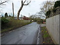 Along Wood Lane, looking west in B94 5LR