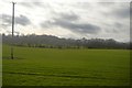 Farmland south of the railway line in TN8 7NN