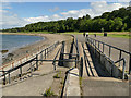 Ramp to the beach, Silverknowes Esplanade in EH4 4FU