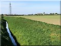 Drain alongside a track named Black Dike in Leverington & Wisbech Rural Ward