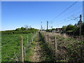 Footpath by the East Coast Main Line in NG23 5BG