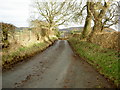 Minor road near Llandegla. in LL11 3AW