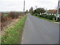 View along Canterbury Road, Brabourne Lees in TN25 6QS