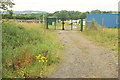 Entrance to solar farm, Ledwyche in SY8 4JX