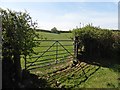 Farm gateway on Silcombe Hill in EX36 3QF