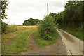 Field and lane near Squirrel Farm in SY8 3HA