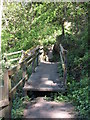 Footbridge, Holywell Dene in NE26 4RN