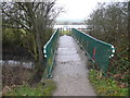 Footbridge Crossing the River Doe Lea in S44 6JJ