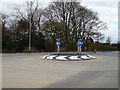 New roundabout on Bridlington Road, Driffield in YO25 5HY
