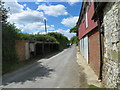Old buildings and byre at Hill Ash Farm in GU31 5NZ