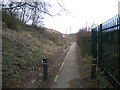 Footpath to the industrial estate, Newstead (1) in NG15 0DW