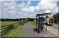 Bus shelter along the A563 Glenfrith Way in LE7 7HW