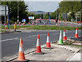 Roadworks along the A5630 Anstey Lane in LE4 1DS