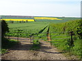 Gated field entrance off Burton Fleming Road in YO25 3HW