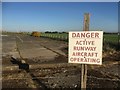 Microlight airfield, East Fortune in EH39 5LF