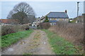 Blacksmith's Lane approaching Thornford in DT9 6YA