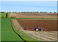 Ploughing near Eastfield Farm in YO25 3HQ