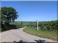 Splitwell Cross, looking north-west in EX17 4RT