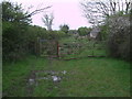 Public bridleway past Parkgate Farm in SN5 4DH