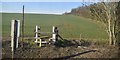 Stile by the West Anglia Mainline in CB11 4JS