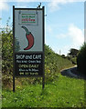 Advert for chilli farm in TQ7 4RZ