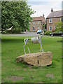 Stag sculpture at North Stainley in HG4 3HZ