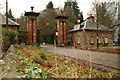 Lodge and gate piers, Yester House in Haddington and Lammermuir Ward