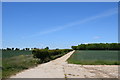 Farm track between Blunt's Hall and Powers Hall in CM8 1TE