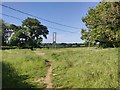 Footpath towards Highfield Farm in RG10 8PU