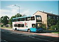 Bus on Tanterton Hall Road, Tanterton in Cadley Ward