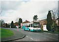 Bus on Meadow View, Rolleston in DE13 9AR
