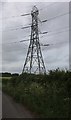 Pylon on New Tyning Lane, Little Sodbury in BS37 6QT